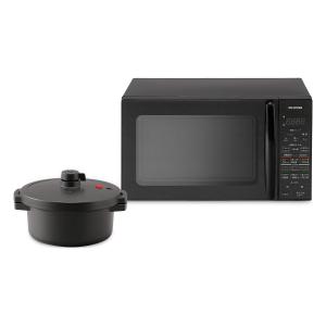 アイリスオーヤマ 電子レンジ 17L ブラック IRIS OHYAMA 圧力容器付き電子レンジ IMGY-T172-B