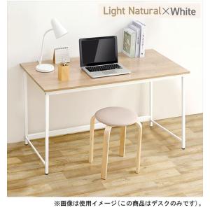 アイリスオーヤマ ベーシックデスク 1200×600(ライトナチュラル/ ホワイト) IRIS BDK-1260ライトナチユラルホワイ 