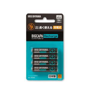 アイリスオーヤマ ニッケル水素電池 単4形 IRIS OHYAMA BIGCAPA Recharge BCR-S4MH/ 4B