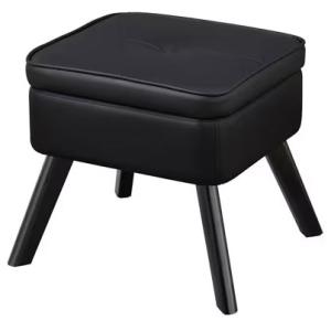オットマン 【中古】EKORNES 本革 レザー ブラック ノルウェー フット