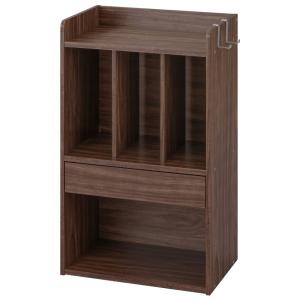 アイリスオーヤマ ランドセルラック(ウォールナット) IRIS RRK-460Rウオ-ルナツト 返品種別A