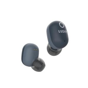 ナガオカ 完全ワイヤレス Bluetoothイヤホン(ブラックビーンズ) NAGAOKA LUSVY L102BEANBB 返品種別A｜joshin