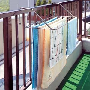 モリ工業 ベランダ用バスタオルハンガー BH3-1U 返品種別A