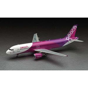 ハセガワ (再生産)1/ 200 ピーチ エアバスA320(41)プラモデル 返品種別B｜joshin