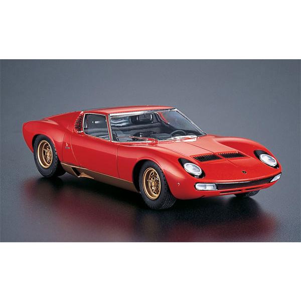 ハセガワ 1/ 24 ランボルギーニ ミウラ P400 SV(HC13)プラモデル 返品種別B
