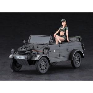 (未使用･未開封品)　ハセガワ 1/24 ワイルドたまごガールズ No.02 Pkw.K1 キューベルワーゲン 82型 クレア・フロストw/フィギュア プラモデル SP360 qdkdu57 ワイルドたまごガールズ No.02 Pkw.K1 キューベルワーゲン 82型