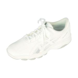 アシックス 作業靴 25.5cm(ホワイト×ライトグレー) NURSEWALKER201(ナースウォーカー) FMN201.0113-25.5 返品種別B｜joshin