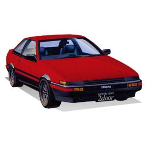 フジミ プラモデル 1/24 峠1 トヨタ ハチロク レビン AE86 : キッド