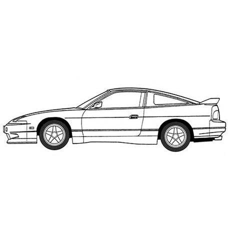 フジミ 1/ 24 峠シリーズ No.4 ニッサン 180SX(RPS13)後期型(峠4)プラモデル...