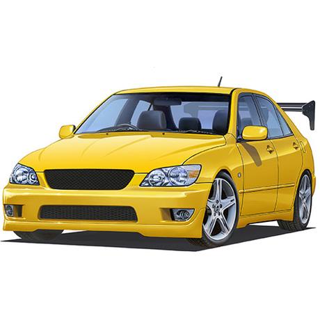 フジミ 1/ 24 インチアップシリーズ No.335 アルテッツァ RS200(GT・Wウィング付...