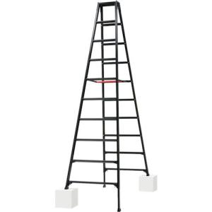 長谷川工業 伸縮脚立(ブラックレーベル)RYZB-30(10143)(他商品との同時購入不可)メーカー直送品(沖縄県・離島はお届け対象外) Hasegawa RYZB-30A 返品種別B