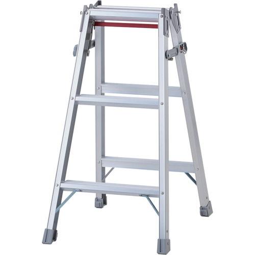 長谷川工業 アルミはしご兼用脚立 標準タイプ RD型 3段(10261) 3尺(他商品との同時購入不...