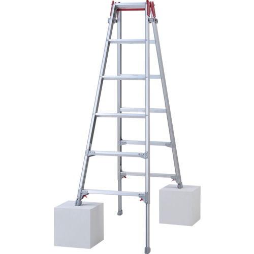 長谷川工業 脚部伸縮式アルミはしご兼用脚立(10195) 6尺(他商品との同時購入不可)メーカー直送...