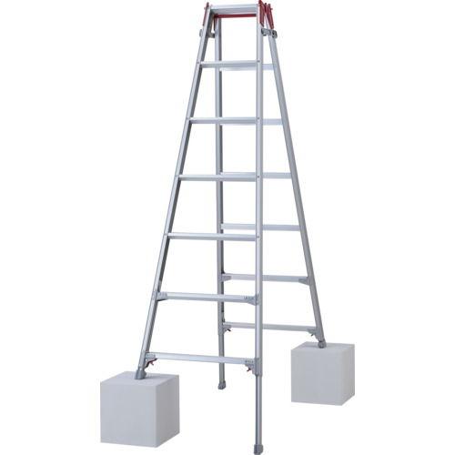 長谷川工業 脚部伸縮式アルミはしご兼用脚立(10196) 7尺(他商品との同時購入不可)メーカー直送...
