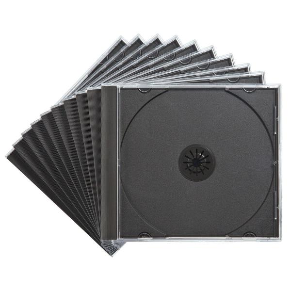 サンワサプライ Blu-ray・DVD・CDケース(10枚セット・ブラック) FCD-PN10BKN...
