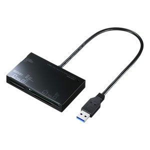 サンワサプライ USB3.0カードリーダー (ブラック) ADR-3ML35BK 返品種別A