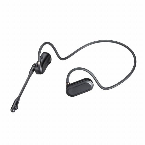 サンワサプライ 超軽量Bluetoothオープンイヤーヘッドセット MM-BTSH71BK 返品種別...