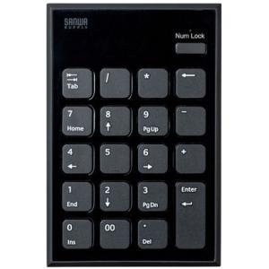 サンワサプライ 静音Bluetoothテンキー NT-BT23BK 返品種別A