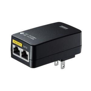 サンワサプライ LAN-GIHINJ5 PoE インジェクター(2) LAN-GIHINJ5【PoEインジェクター(電源内蔵・IEEE802.3bt(60W)対応