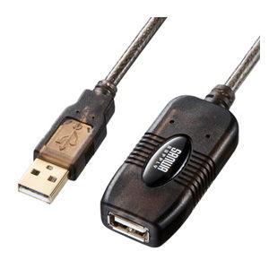 サンワサプライ 20m延長 USB2.0アクティブリピーターケーブル KB-USB-R220 返品種別A｜joshin