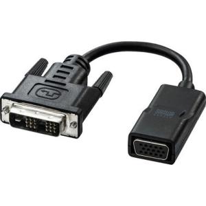 サンワサプライ DVI-VGA変換アダプタ(ブラック・8cm) AD-DV08VGA 返品種別A