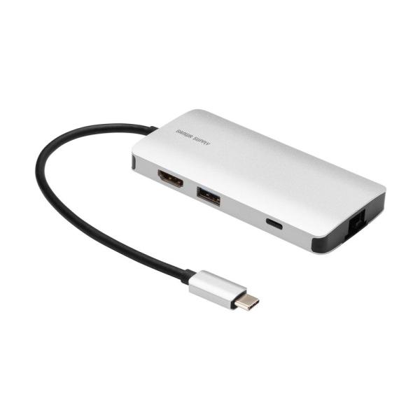 サンワサプライ USB Type-C 7in1 ドッキングステーション(HDMI・USB A・LAN...
