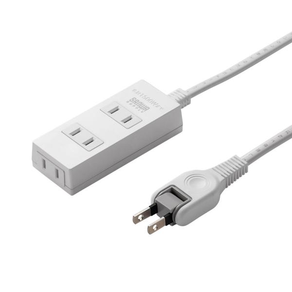 サンワサプライ 火災予防タップ 3個口 5m(ホワイト) TAP-TSH35N2 返品種別A