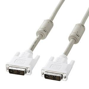 サンワサプライ DVIケーブル(シングルリンク)1m・ホワイト KC-DVI-1K 返品種別A
