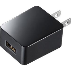サンワサプライ USB充電器(1A・広温度範囲対応タイプ)(ブラック) ACA-IP69BK 返品種別A｜joshin