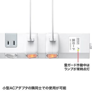 サンワサプライ 節電タップ(2P・10個口・3...の詳細画像4