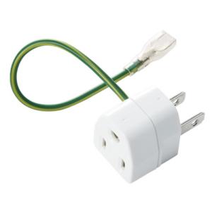 サンワサプライ 3P→2P変換アダプタ TAP-AD1N