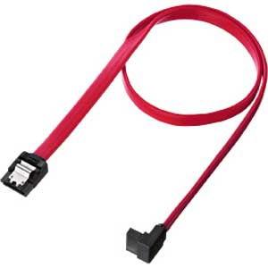 サンワサプライ 上L型シリアルATA3ケーブル(0.5m) TK-SATA3-05UL 返品種別A