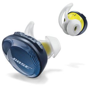 BOSE 完全ワイヤレス Bluetoothイヤホン(ミッドナイトブルー/ イエローシトロン) Bose SoundSport Free wireless headphones SSPORT_FREE_BLU 返品種別A