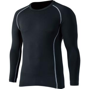 ボディタフネス BTパワーストレッチ クルーネック LL  BODY TOUGHNESS おたふく手袋 JW-174BKLL