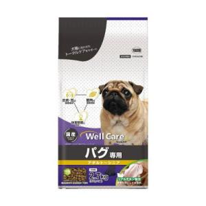 ウェルケア パグ専用 ドッグフード アダルト シニア 2.7kg (900g×3) 犬