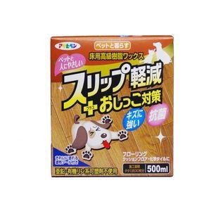 アサヒペン ペットと暮らす 床用高級樹脂ワックス 500ml ペツトジユシワツクス500ML 返品種別B