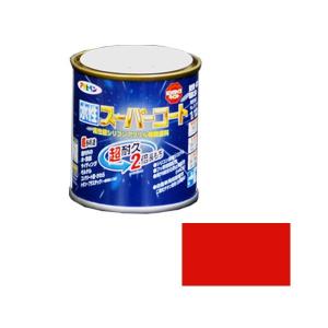 アサヒペン 水性スーパーコート 1/ 12L(赤) スイセイSPコ-ト1/ 12L RD 返品種別B｜joshin