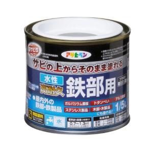 アサヒペン 水性高耐久 鉄部用 1/ 5L(ライトグレー) AP9018928 