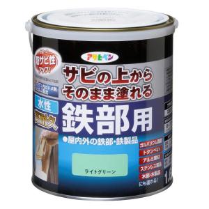 アサヒペン 水性高耐久 鉄部用 1.6L(ライトグリーン) AP9018962 