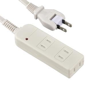 オーム 雷に強い安全タップホワイト OHM HS-TKS32PBT-W