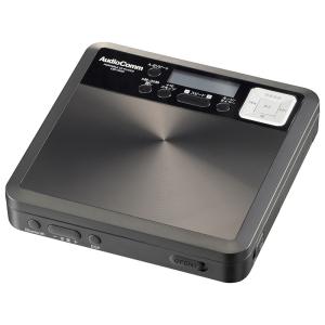 オーム ポータブルCDプレーヤー(ブラック) AudioComm OHM