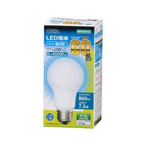 オーム LED電球 一般電球形 860lm(昼白色相当) OHM LDA7N-G AG53 返品種別...