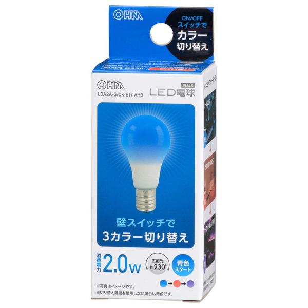 オーム LED電球 小形電球形 40lm OHM LDA2A-G/ CK-E17AH9 返品種別A