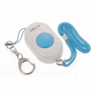 オーム 防犯ブザー (ブルー) OHM パーソナルアラーム OSC-14(07-1404) 返品種別A