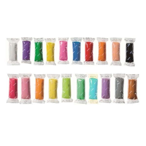 アガツマ お米のねんDo! もっちりなめらかお米ねんど カラフル20色 のばしぼう付き 返品種別B