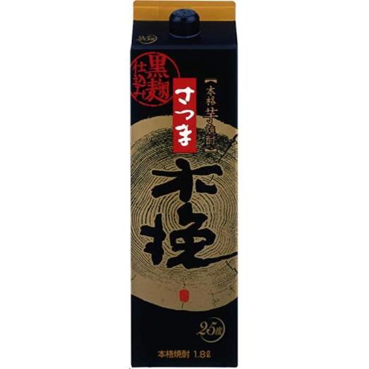 さつま木挽・黒麹仕込み 紙パック 25度 1800ml(芋焼酎) 雲海酒造 返品種別B