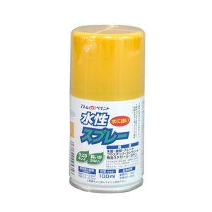 アトムハウスペイント 水性スプレー 100ml(黄) アトムペイント AH-9050684 返品種別B｜joshin