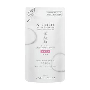 雪肌精 クリアウェルネス ジェントル ウォッシュ つめかえ用 ( 140ml