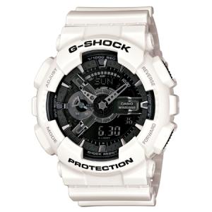 カシオ G-SHOCK White and Black SeriesGショック デジアナ時計 GA-110GW-7AJF