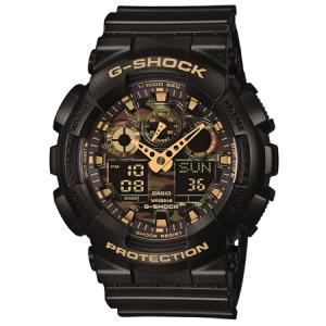 カシオ (国内正規品)G-SHOCK(ジーショック) Camouflage Dial SeriesGショック デジアナ時計 メンズタイプ GA-100CF-1A9JF 返品種別A